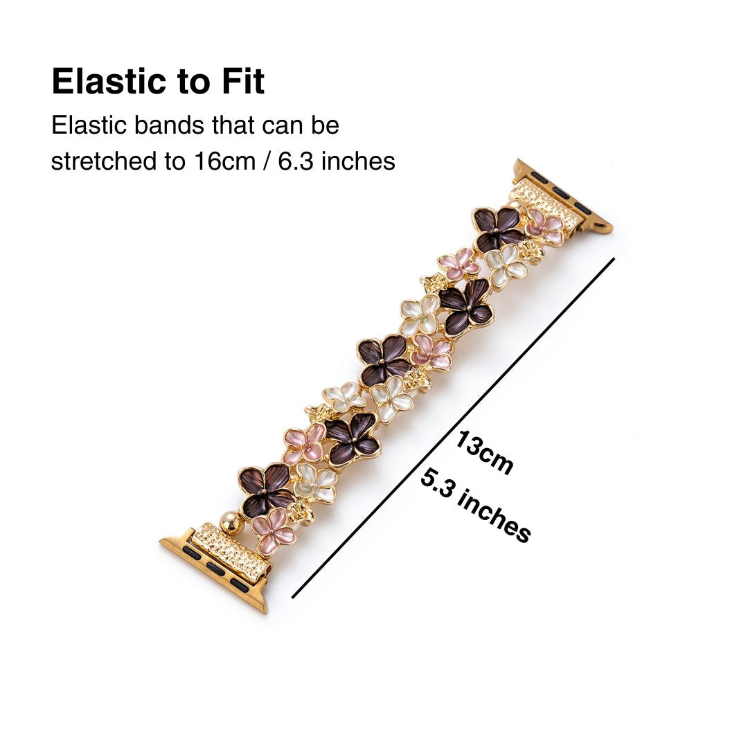Mari™ - Bloom Elastic Bangle Watch Bracelet