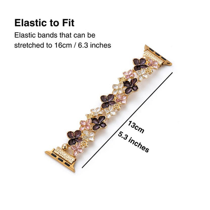 Mari™ - Bloom Elastic Bangle Watch Bracelet