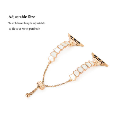 Seashelluxe™ – Glitzerndes Muschelarmband