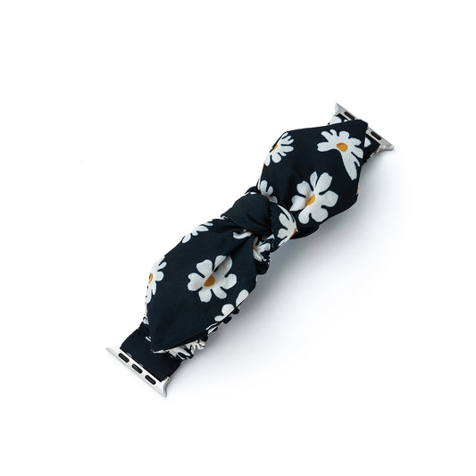 Daiselle™ – Gänseblümchen-Uhrenarmband mit Schleife