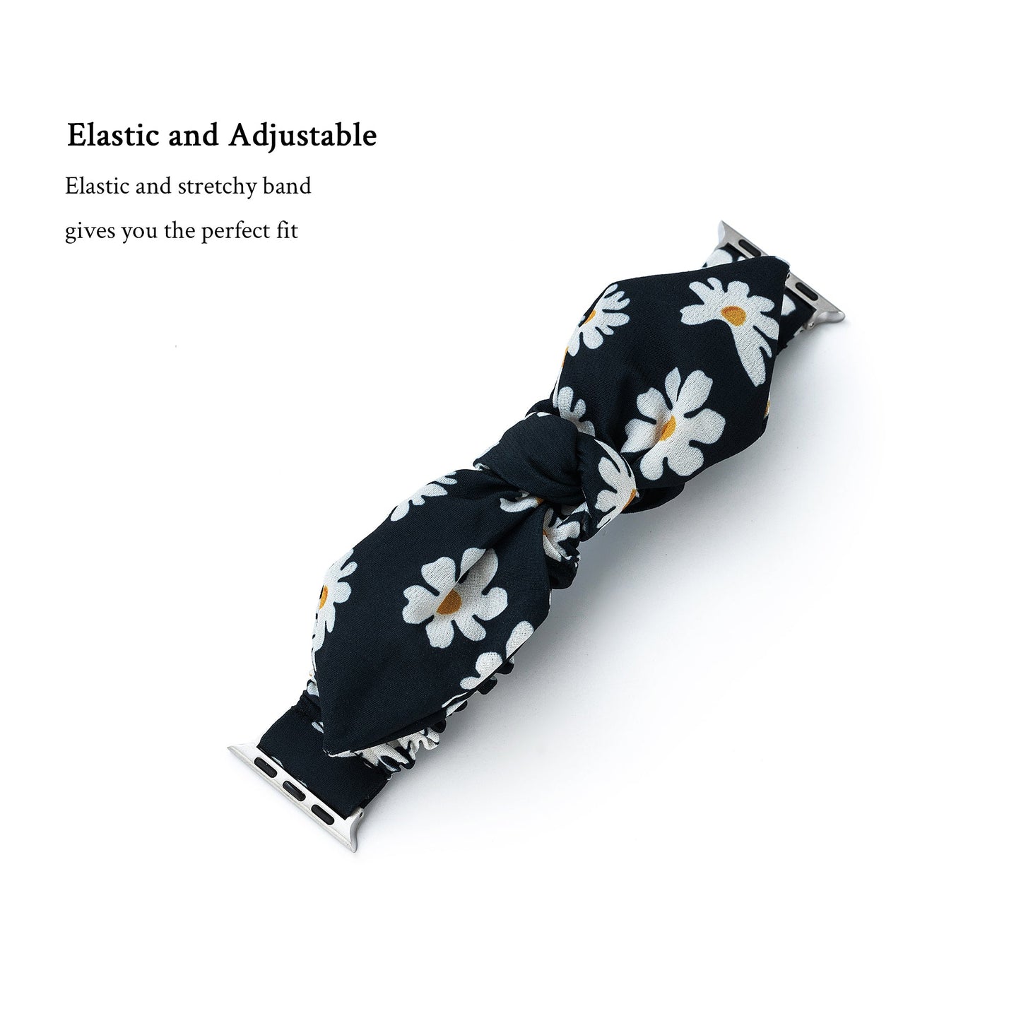 Daiselle™ – Gänseblümchen-Uhrenarmband mit Schleife