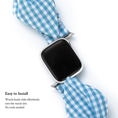 Bowplaid™ – Uhrenarmband mit karierter Schleife