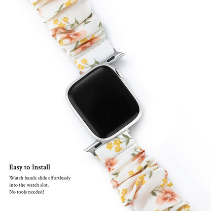 Floraflex™ – Elastisches Uhrenarmband mit Blumenmuster