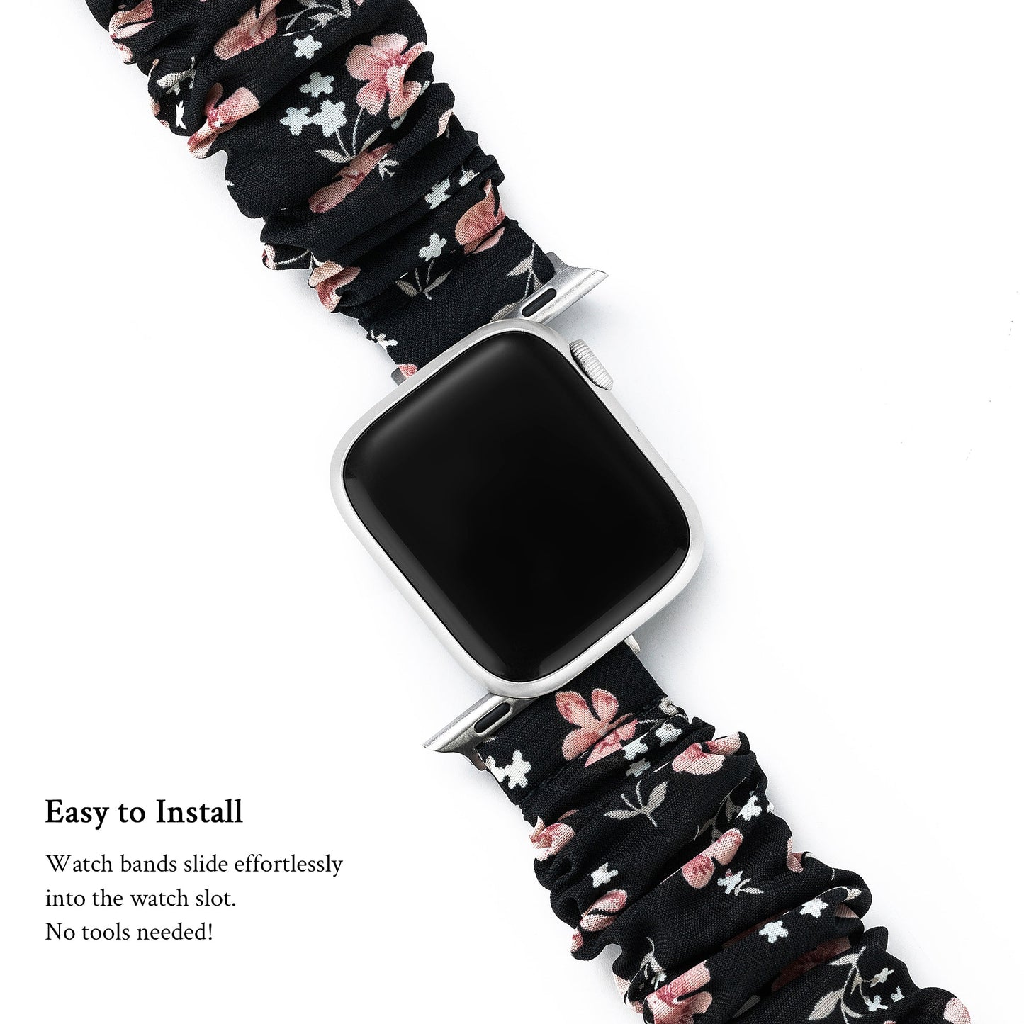 Floraflex™ – Elastisches Uhrenarmband mit Blumenmuster