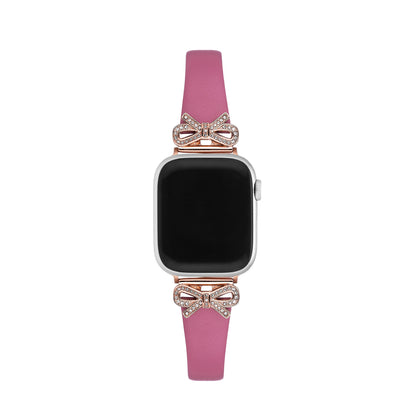 Bowcrystal™ – Lederarmband mit Kristallschleife