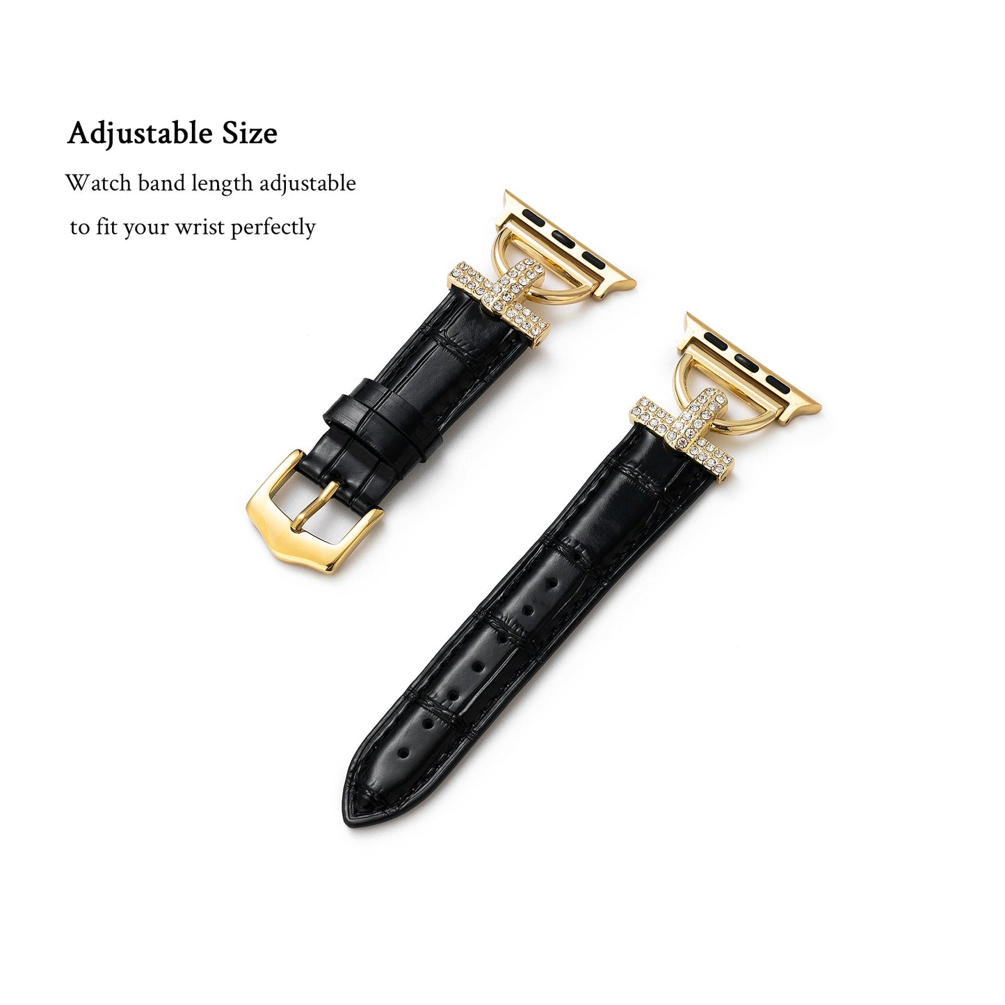 Rhinoclass™ – Klassisches Uhrenarmband mit Strasssteinen