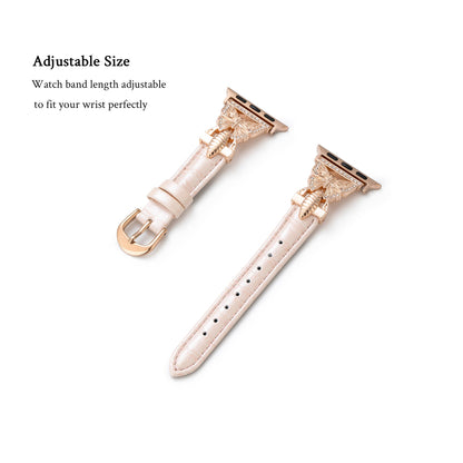 Linkfly™ – Schmetterlings-Uhrenarmband aus Leder