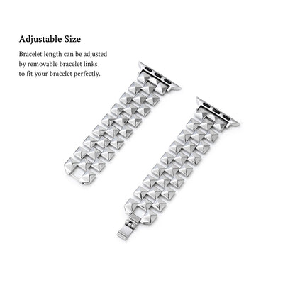 Diametal™ – Uhrenarmband aus Edelstahl mit Diamanten