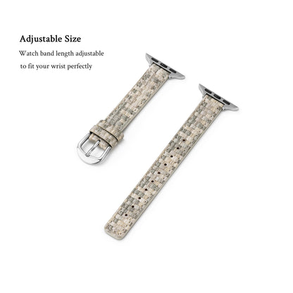 Weavora™ – Gewebtes Uhrenarmband aus Leder
