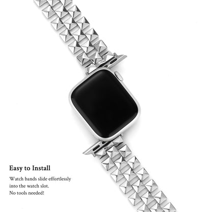 Diametal™ – Uhrenarmband aus Edelstahl mit Diamanten