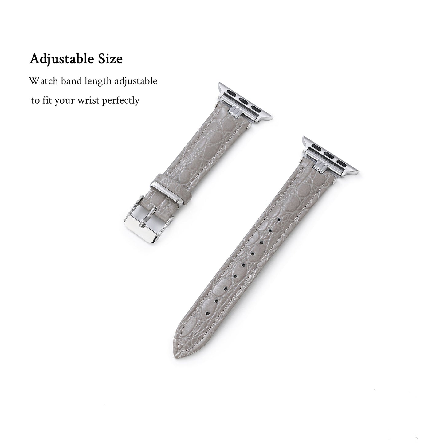 Gatorique™ – Uhrenarmband mit Alligator-Print