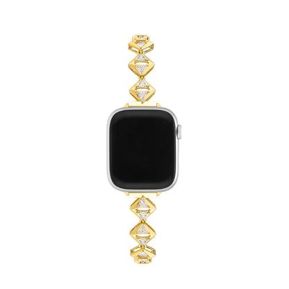 Geonique™ – Uhrenarmband aus Kupfer mit Geo-Strass