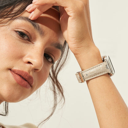 Gatorique™ – Uhrenarmband mit Alligator-Print
