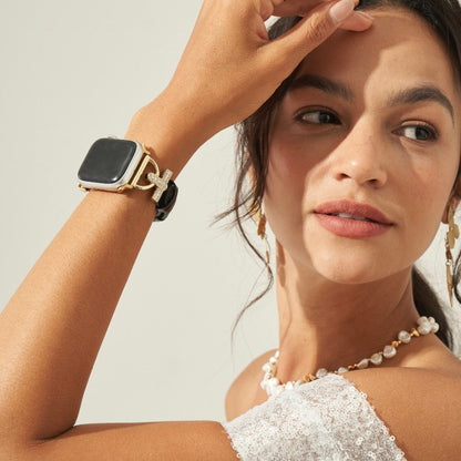 Rhinoclass™ – Klassisches Uhrenarmband mit Strasssteinen