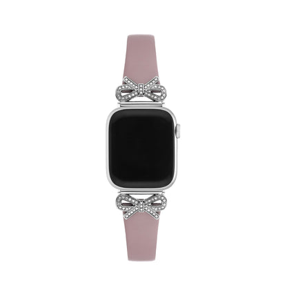 Bowcrystal™ – Lederarmband mit Kristallschleife