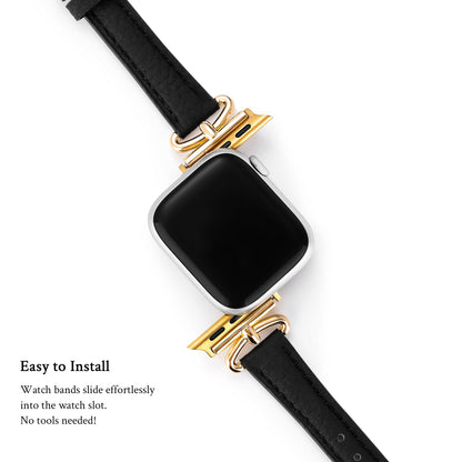 Metallea™ – Lederarmband mit Metallakzenten