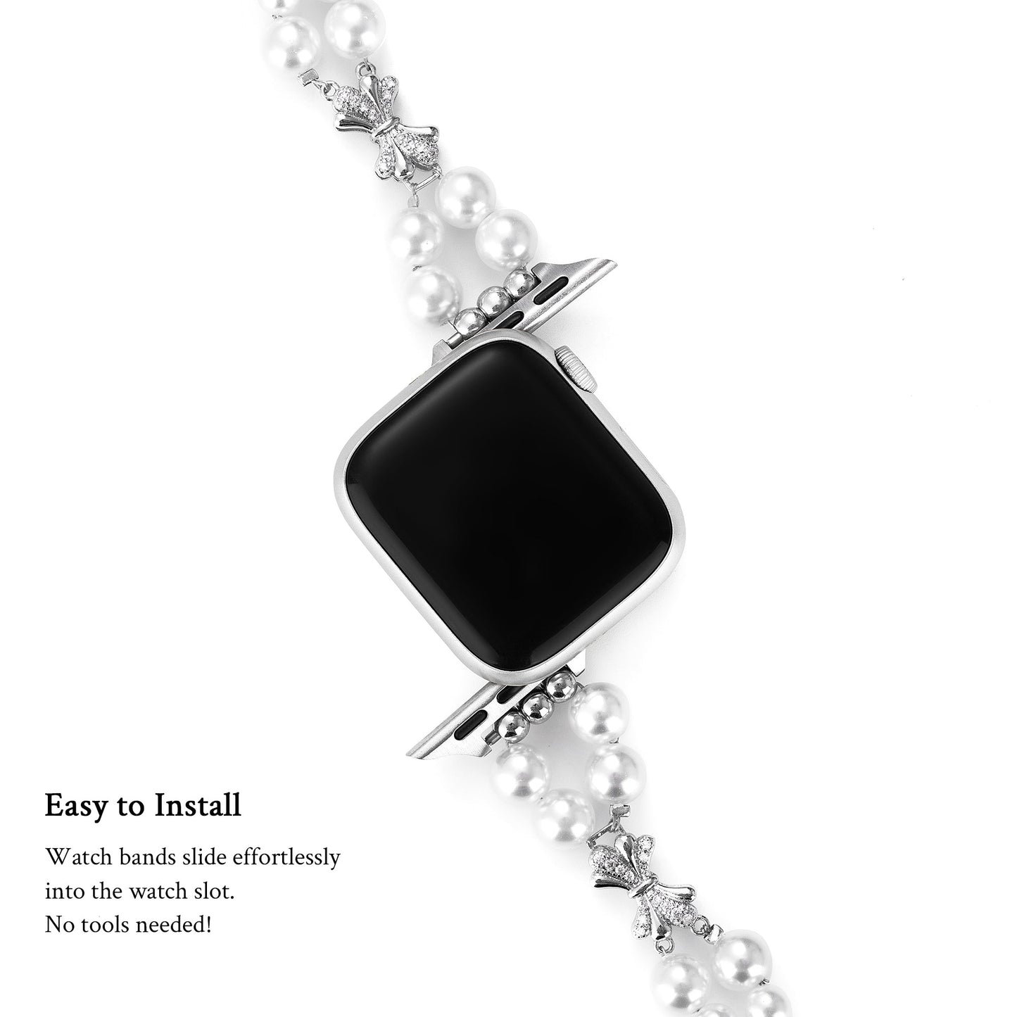 Sparklelle™ – Perlmuttglitzerndes Uhrenarmband