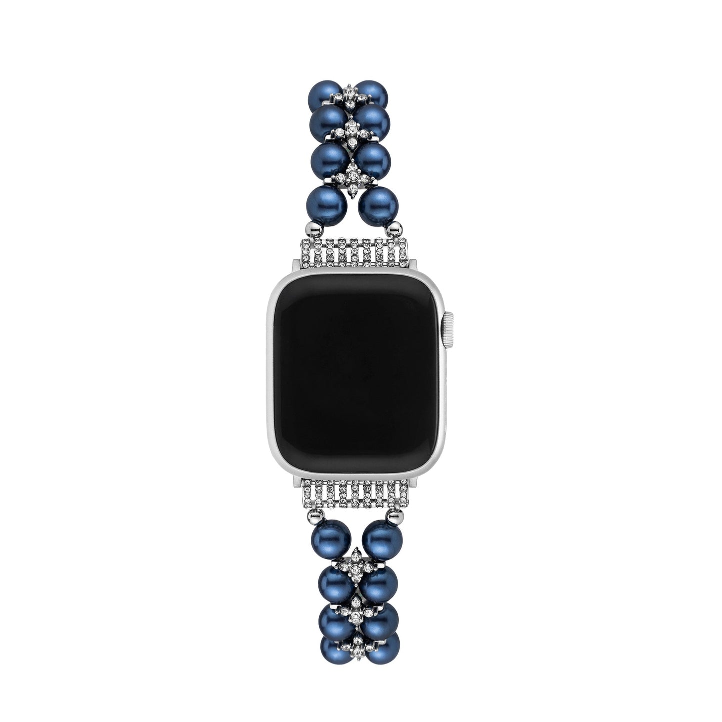 Pearlrhine™ – Perlenverziertes Strass-Uhrenarmband