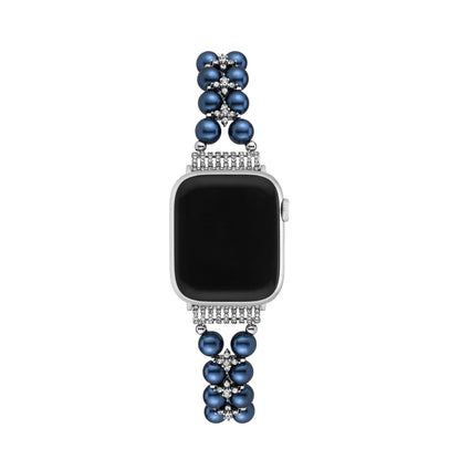 Pearlrhine™ – Perlenverziertes Strass-Uhrenarmband