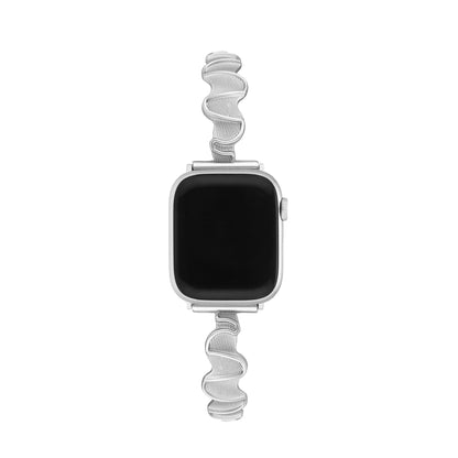 Wavelex™ – Glattes, gewelltes Metallarmband