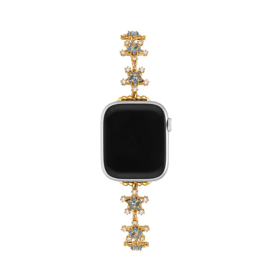 Snowlisse™ – Uhrenarmband mit Schneeflocken-Strass
