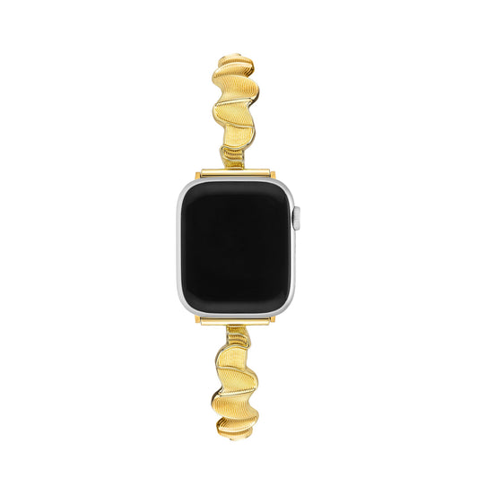 Wavelex™ – Glattes, gewelltes Metallarmband