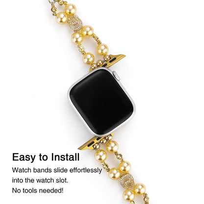 Beadelle™ – Pearl Beaded Watch Band