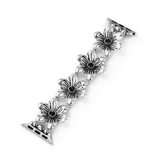 Floraluxe™ – Statement-Armbanduhr mit Blumenmuster