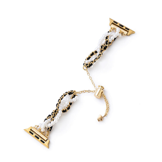 Twistelle™ – Uhrenarmband aus gedrehter Perlenkette