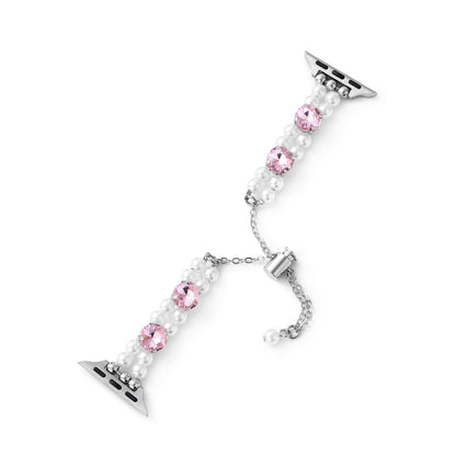 Pearlux™ – Schillerndes Uhrenarmband mit Perlen