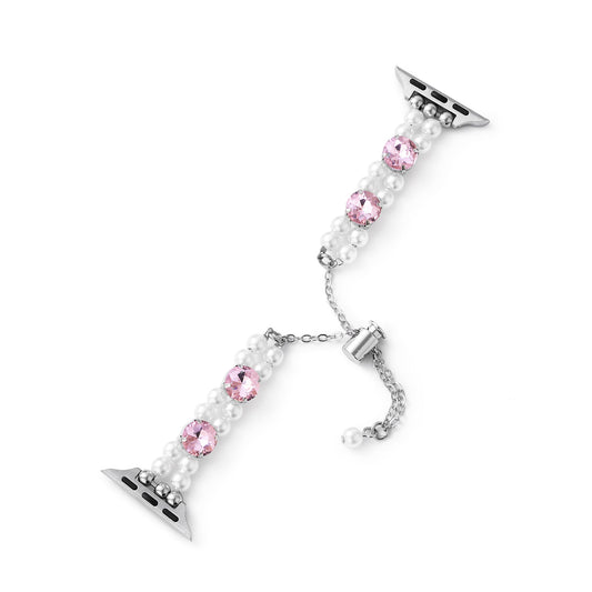 Pearlux™ – Schillerndes Uhrenarmband mit Perlen