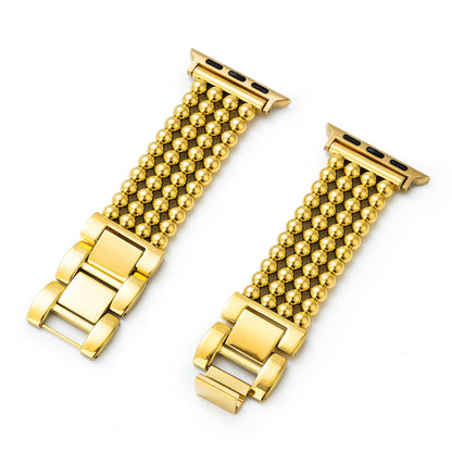 Beadsteel™ – Stainless Steel Beaded Watch Band