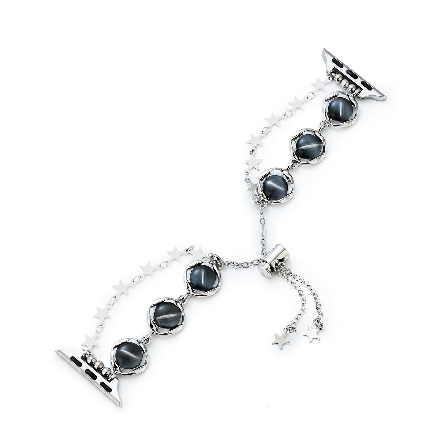 Opalstar™ – Uhrenarmband mit Sternkette und Opalperlen
