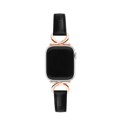 Bambelux™ – Uhrenarmband aus genarbtem Bambus-Lackleder