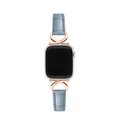 Bambelux™ – Uhrenarmband aus genarbtem Bambus-Lackleder