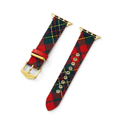 Tartessa™ – Festliches Tartan-Uhrenarmband