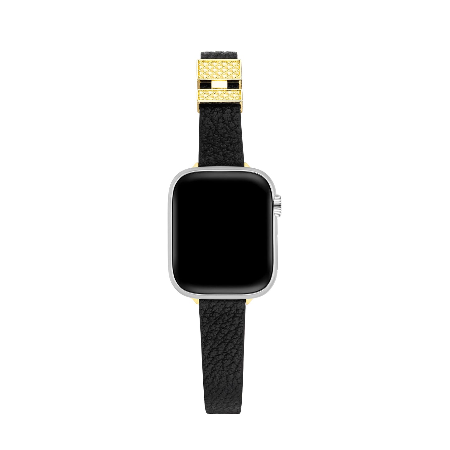 Grainbelle™ – Uhrenarmband aus genarbtem Leder mit Schnallenverzierung