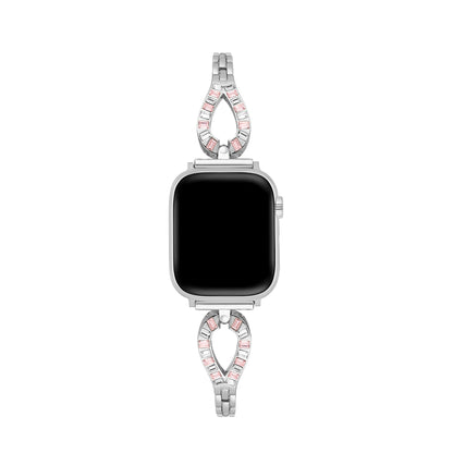 Zirvella™ – Luxuriöses, schmales Zirkon-Uhrenarmband