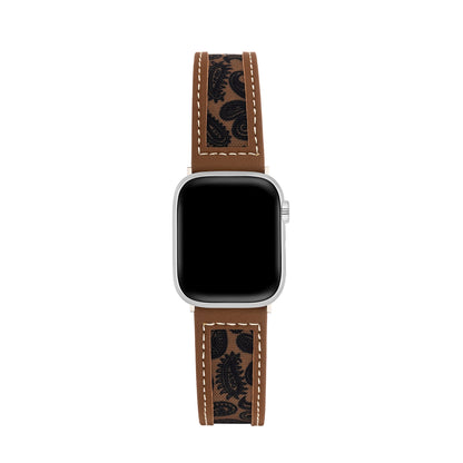 Wildorra™ – Lederarmband mit Wilder-Print