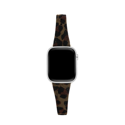 Suedeora™ – Leopard Suede Watch Band