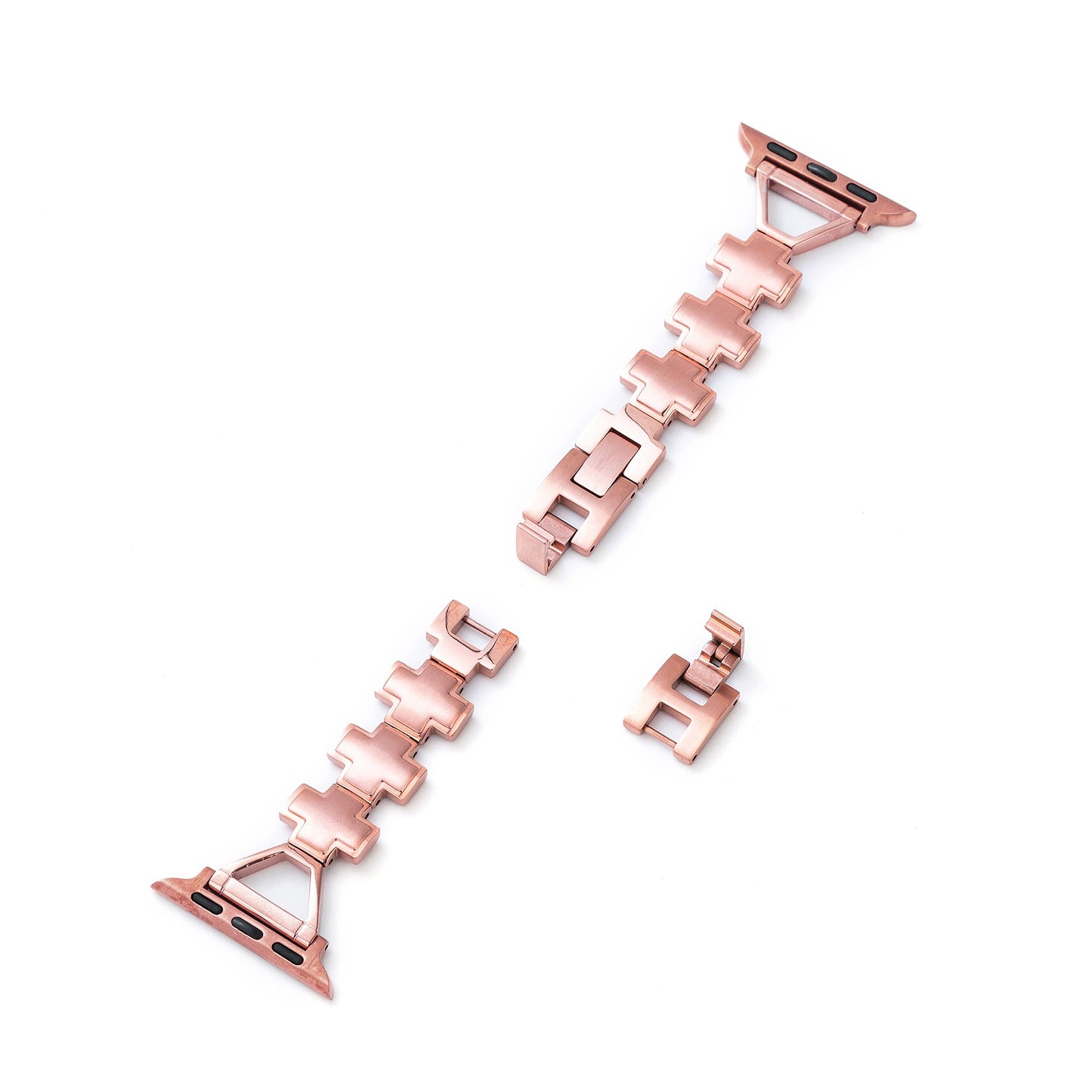 Cruxora™ – Uhrenarmband aus Edelstahl mit Kreuz