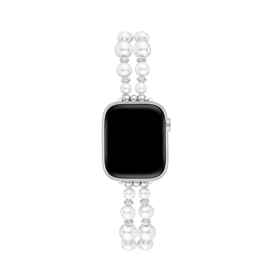 Pearlune™ – Uhrenarmband mit doppelter Perlenbesatz