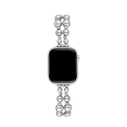 Pearlune™ – Uhrenarmband mit doppelter Perlenbesatz