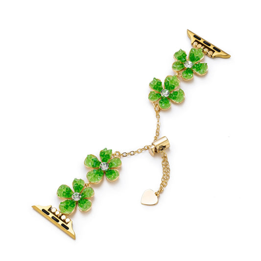 Florartz™ – Quarz-Uhrenarmband mit Blumenmuster