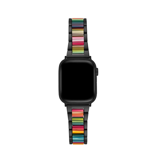 Resinbow™ – Regenbogenfarbenes Uhrenarmband aus Harzmetall