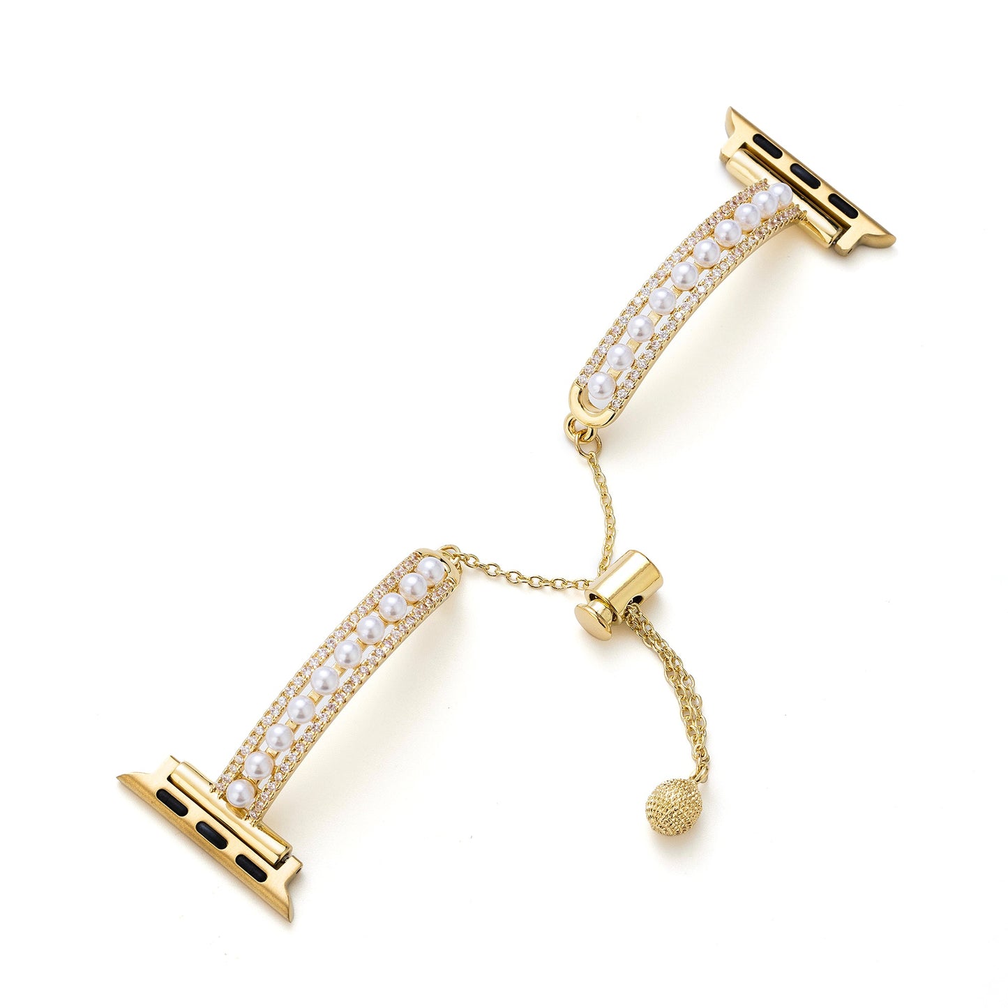 Beadcopra™ – Pearl Beaded Copper Watch Band