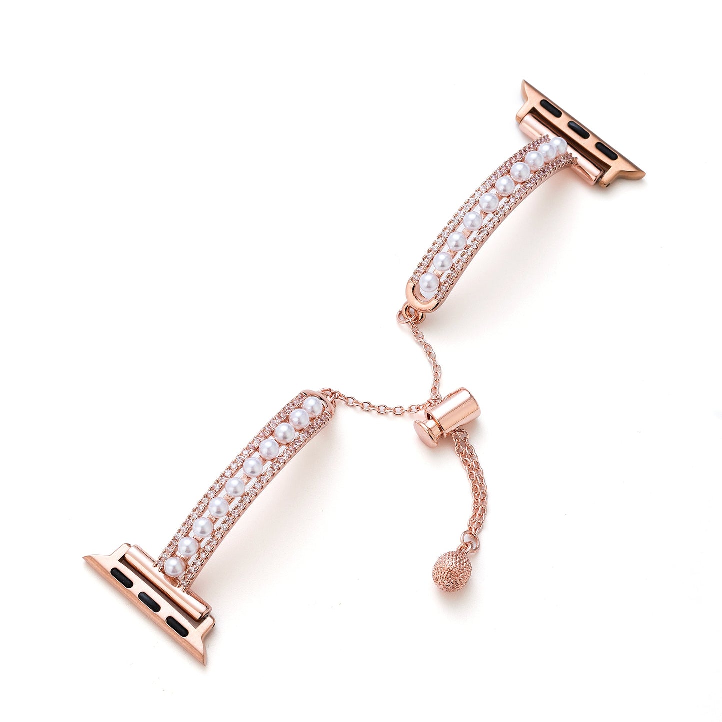 Beadcopra™ – Pearl Beaded Copper Watch Band