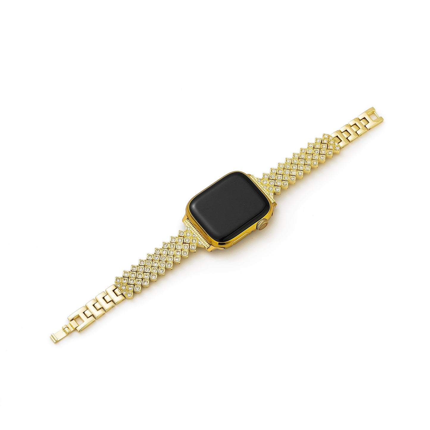 Lattiora™ – Uhrenarmband aus Metall mit Diamantgitter