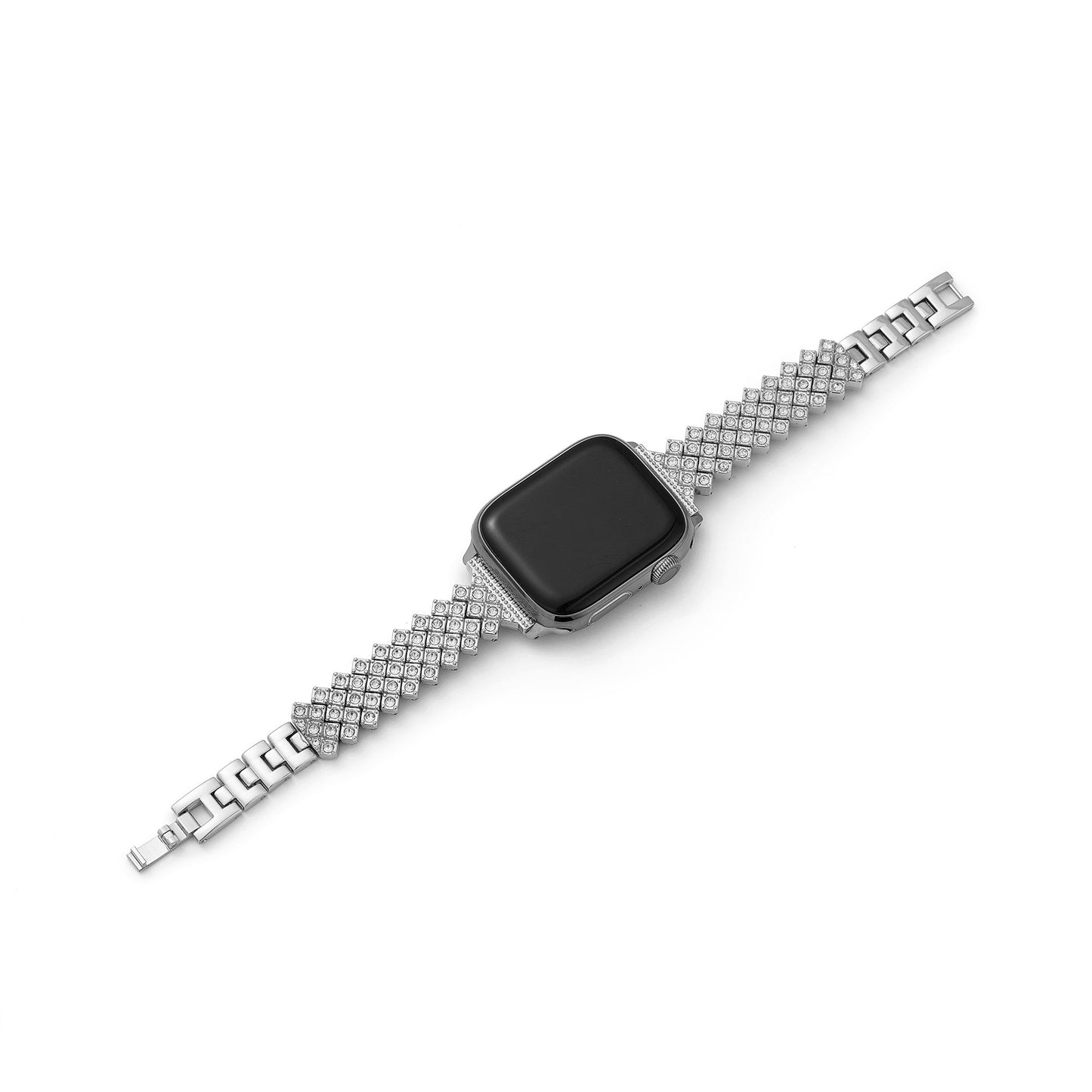 Lattiora™ – Uhrenarmband aus Metall mit Diamantgitter