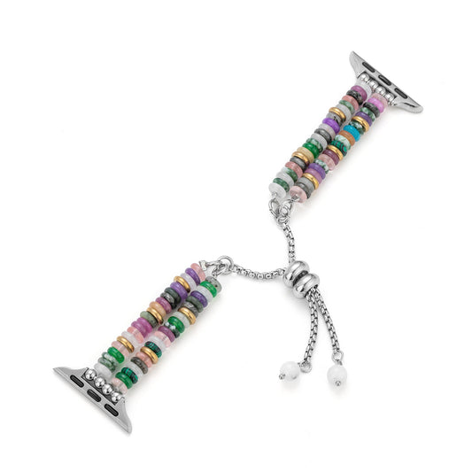 Stonebow™ – Regenbogen-Uhrenarmband aus Naturstein